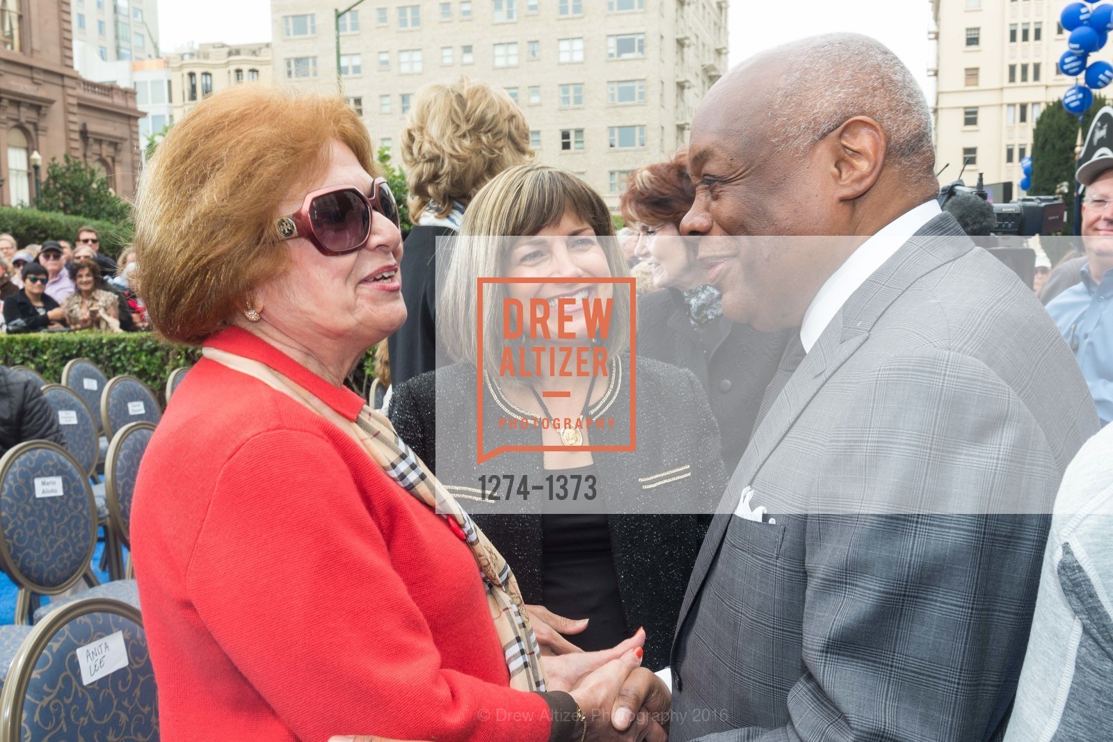 Natasha Hooman, Manizhe Hooman, Willie Brown, Public Dedication & Unveiling for Tony Bennett Commemorative Statue, Fairmont, August 19th, 2016, Photo #1274-1373 Natasha Hooman, Manizhe Hooman, Willie Brown, Photo #1274-1373