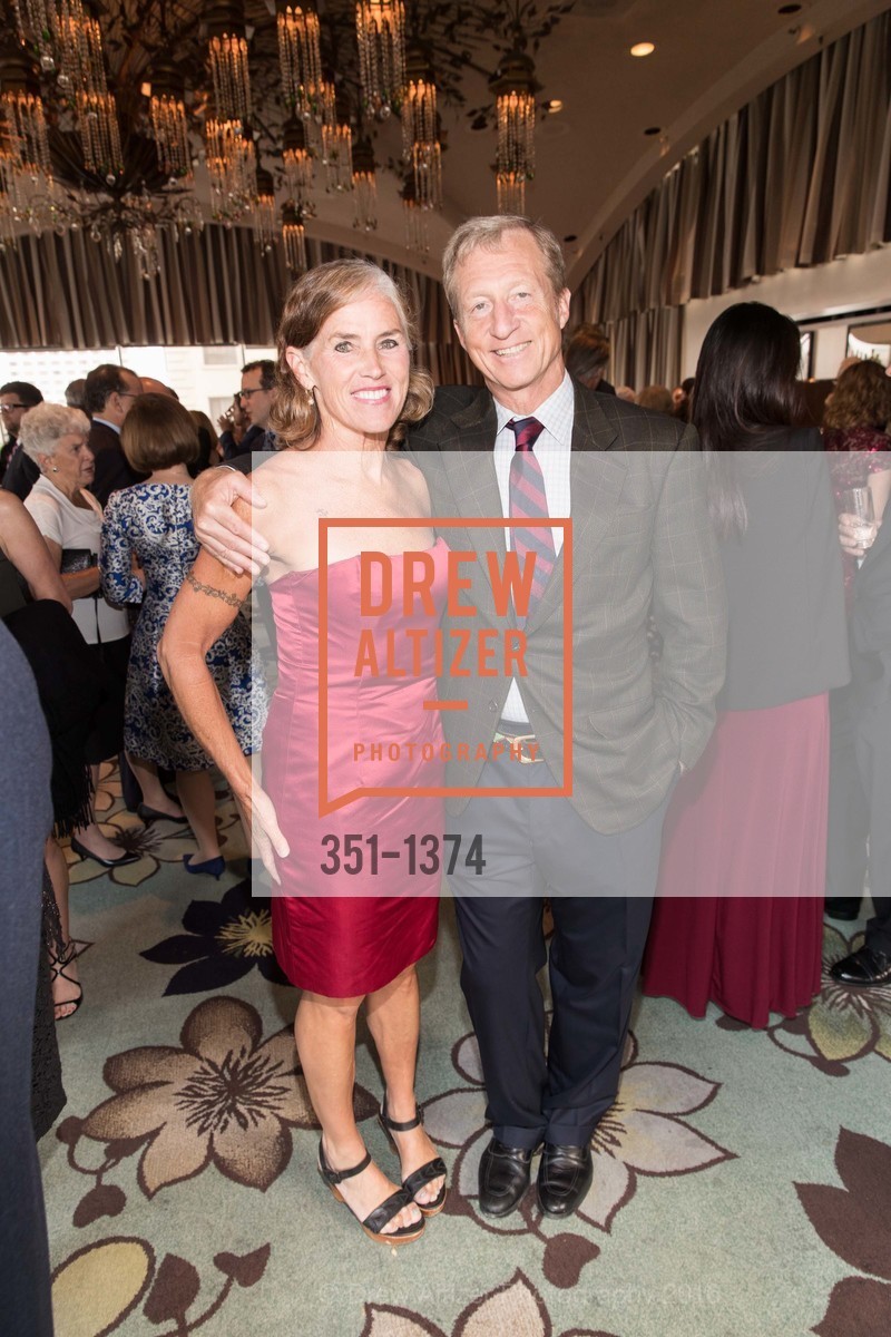 Kat Taylor, Tom Steyer, Tony Bennett Benefit Dinner and Concert, Fairmont, Venetian Room, August 20th, 2016, Photo #351-1374 Kat Taylor, Tom Steyer, Photo #351-1374