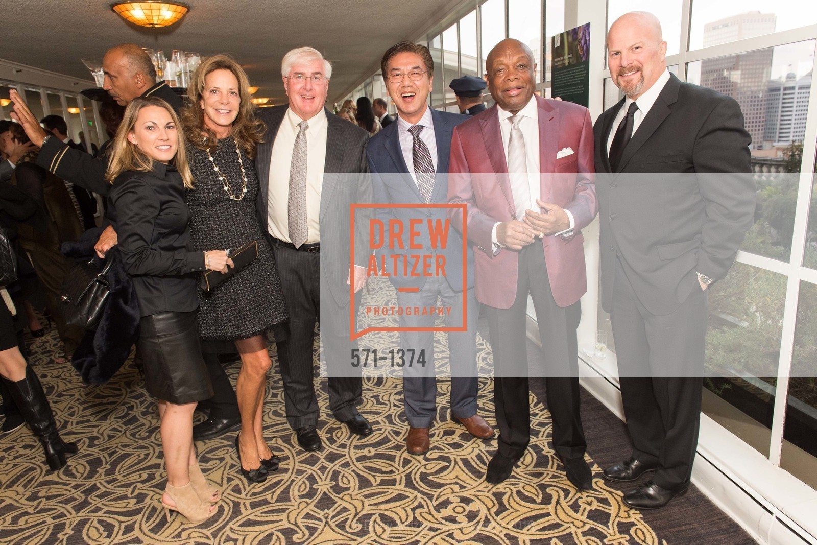Gayle Conway, Ron Conway, Paul Tangsanich, Willie Brown, Tony Bennett Benefit Dinner and Concert, Fairmont, Venetian Room, August 20th, 2016, Photo #571-1374 Gayle Conway, Ron Conway, Paul Tangsanich, Willie Brown, Photo #571-1374