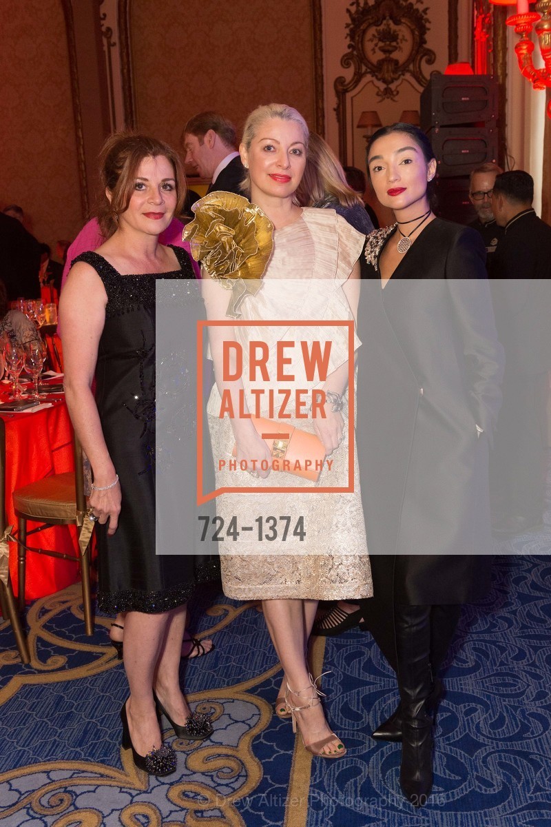 Farah Makras, Charlotte Shultz, Olya Dzilikhova, Tony Bennett Benefit Dinner and Concert, Fairmont, Venetian Room, August 20th, 2016, Photo #724-1374 Farah Makras, Charlotte Shultz, Olya Dzilikhova, Photo #724-1374