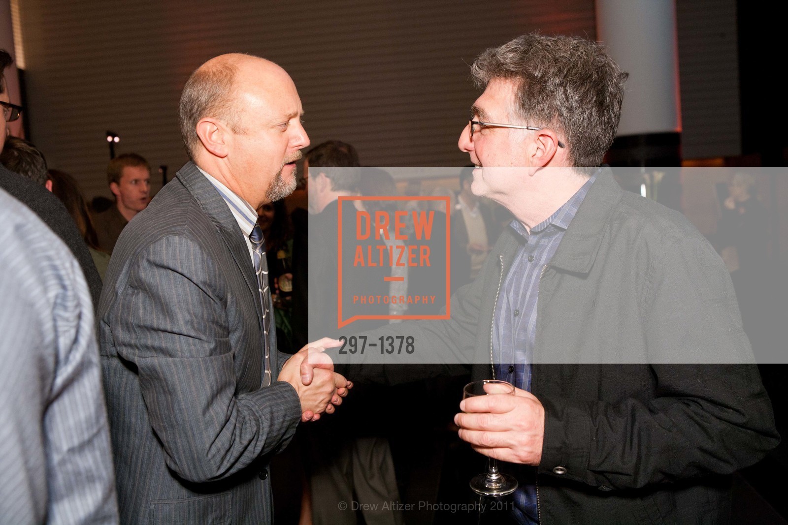 Mike Light, Jim Campbell, Opening Reception for Francesca Woodman and The Air We Breathe at SFMOMA, SFMOMA, November 4th, 2011, Photo #297-1378 Mike Light, Jim Campbell, Photo #297-1378