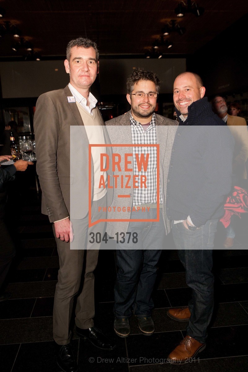 Frank Smigiel, Matthew Goudeau, Carl Violano, Opening Reception for Francesca Woodman and The Air We Breathe at SFMOMA, SFMOMA, November 4th, 2011, Photo #304-1378 Frank Smigiel, Matthew Goudeau, Carl Violano, Photo #304-1378