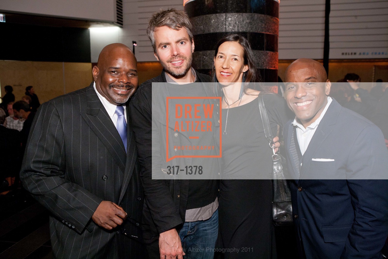 Oliver Glover, Tim Paschke, Marilynne Morsehead, Marcus Keller, Opening Reception for Francesca Woodman and The Air We Breathe at SFMOMA, SFMOMA, November 4th, 2011, Photo #317-1378 Oliver Glover, Tim Paschke, Marilynne Morsehead, Marcus Keller, Photo #317-1378