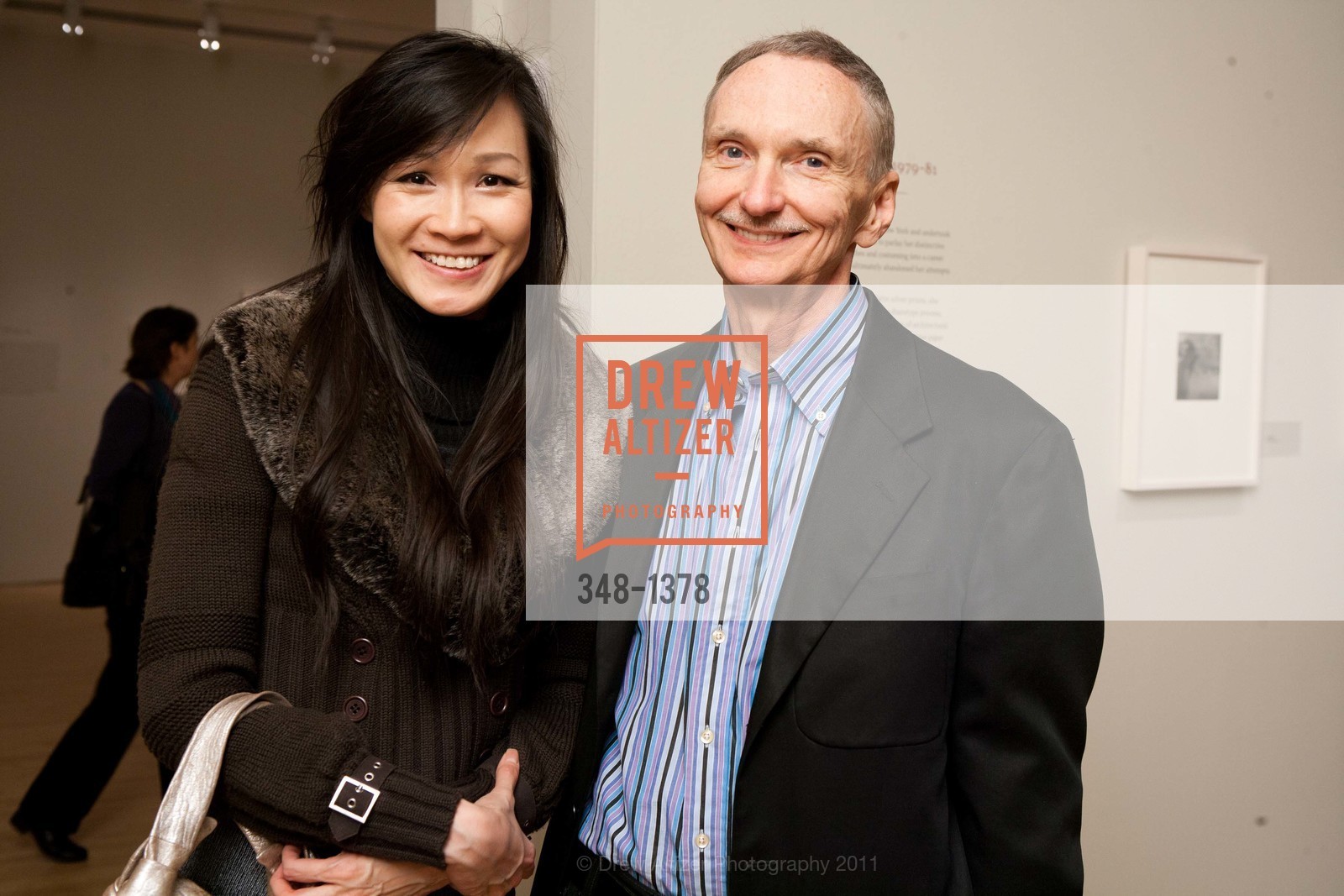 Loretta Cheung, Mike Tully, Opening Reception for Francesca Woodman and The Air We Breathe at SFMOMA, SFMOMA, November 4th, 2011, Photo #348-1378 Loretta Cheung, Mike Tully, Photo #348-1378