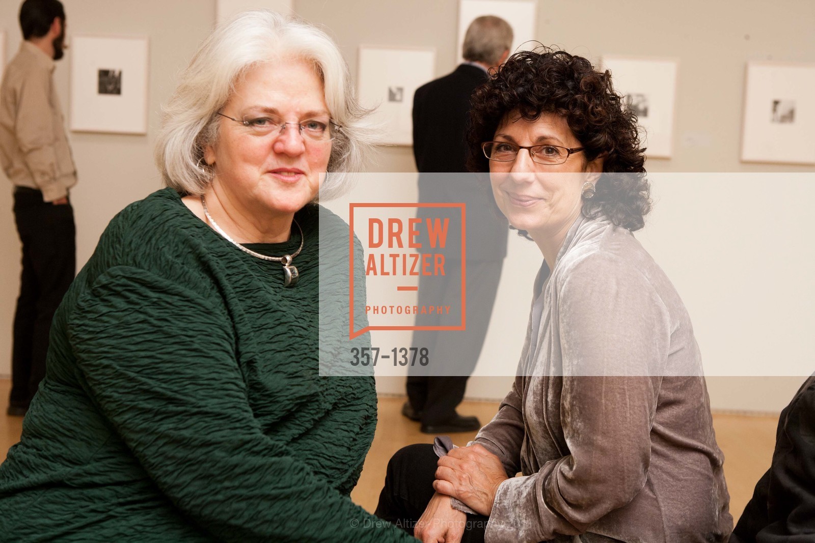 Carole Roberts, Angela Gennino, Opening Reception for Francesca Woodman and The Air We Breathe at SFMOMA, SFMOMA, November 4th, 2011, Photo #357-1378 Carole Roberts, Angela Gennino, Photo #357-1378