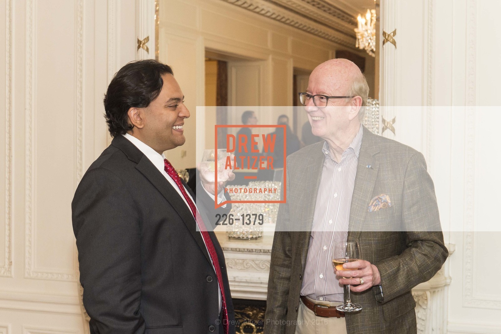 Kaushik Roy, Tom Horn, Compassion is Universal Preview Party, Palace Hotel, August 22nd, 2016, Photo #226-1379 Kaushik Roy, Tom Horn, Photo #226-1379