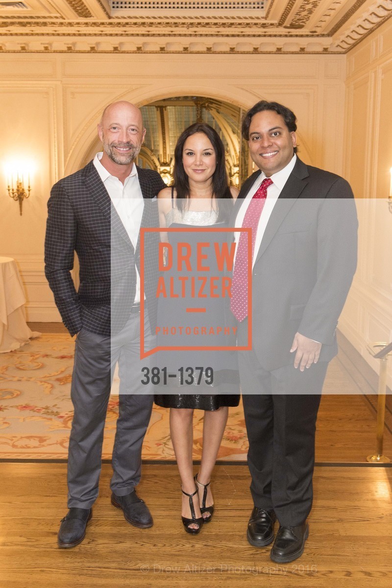 Dan Bernal, Bahya Murad, Kaushik Roy, Compassion is Universal Preview Party, Palace Hotel, August 22nd, 2016, Photo #381-1379 Dan Bernal, Bahya Murad, Kaushik Roy, Photo #381-1379
