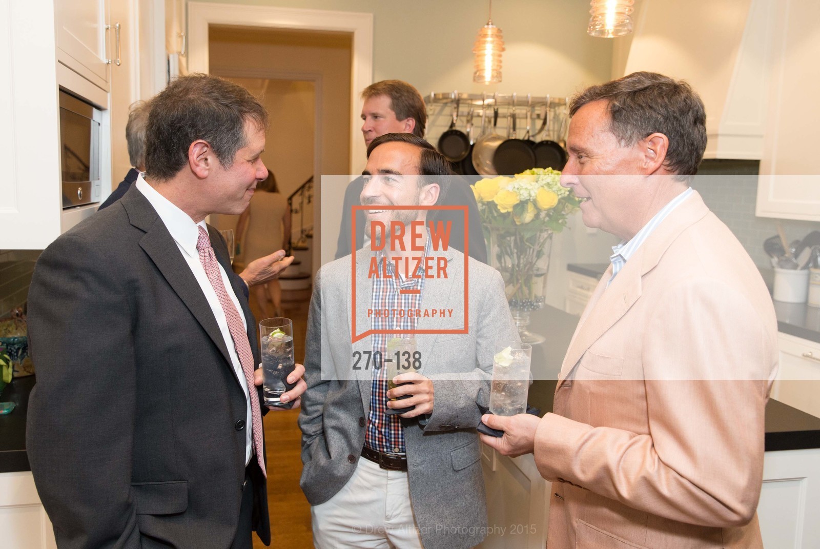 David Sherman, Mike Vincent, Chris Jones, Gucci & Vogue Dinner, Private Residence. Private Residence, May 30th, 2015, Photo #270-138 David Sherman, Mike Vincent, Chris Jones, Photo #270-138