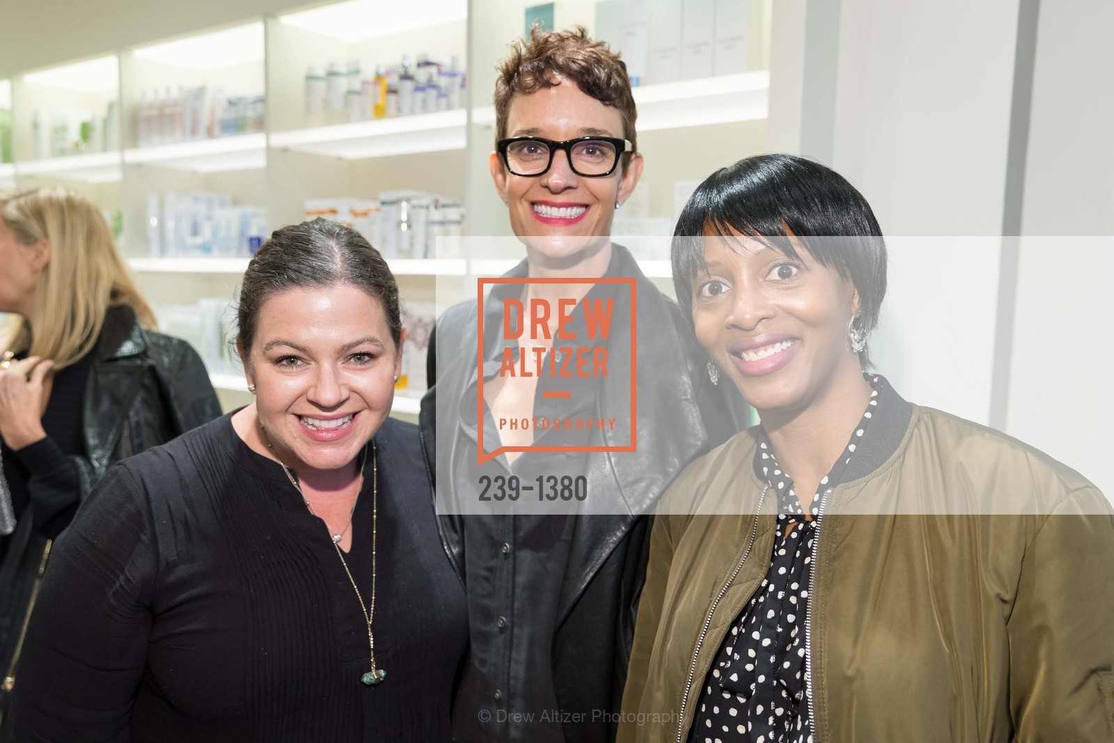 Melissa Sanchez, Patti Cocciolo, Kim Mitchell Stokes, Space NK Opening, 2000 Fillmore St. 2000 Fillmore St, San Francisco, CA 94115, Photo #239-1380 Melissa Sanchez, Patti Cocciolo, Kim Mitchell Stokes, Photo #239-1380