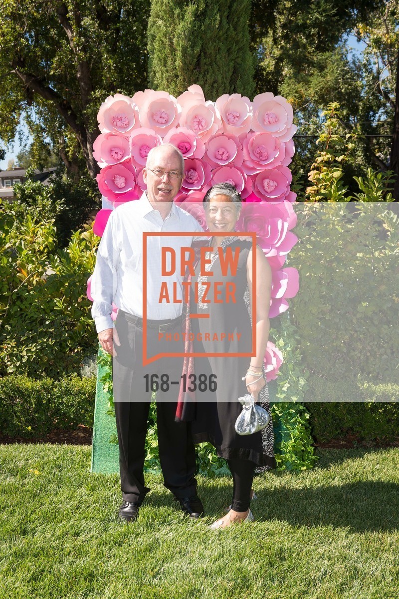 Brian Suckow, MInty Sidhu, Auxiliary of Court Appointed Special Advocates (CASA) of San Mateo County Annual Garden Party, Private Garden in Hillsborough. 125 El Cerrito Avenue, August 28th, 2016, Photo #168-1386 Brian Suckow, MInty Sidhu, Photo #168-1386