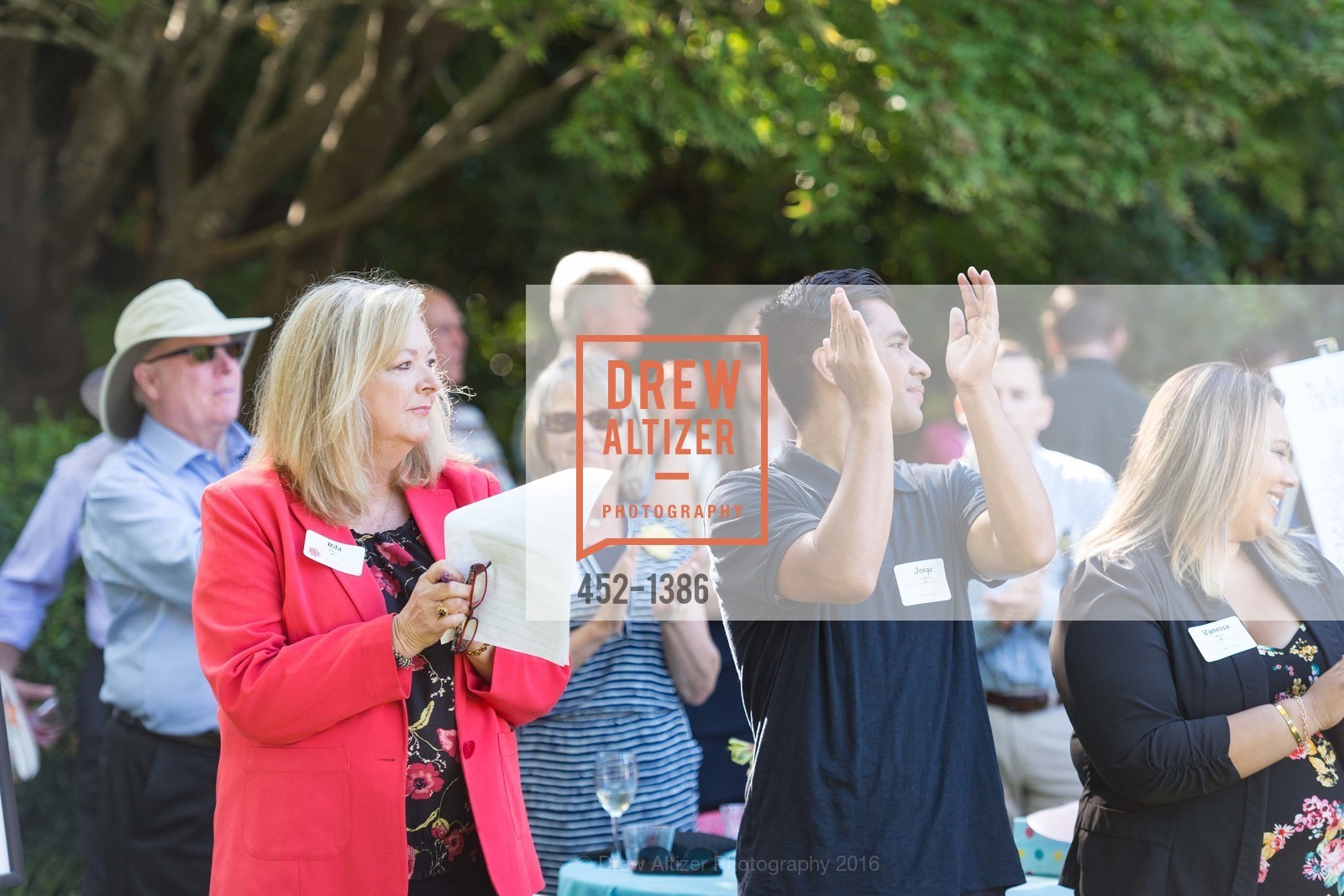 Atmosphere, Auxiliary of Court Appointed Special Advocates (CASA) of San Mateo County Annual Garden Party, Private Garden in Hillsborough. 125 El Cerrito Avenue, August 28th, 2016, Photo #452-1386 Atmosphere, Photo #452-1386