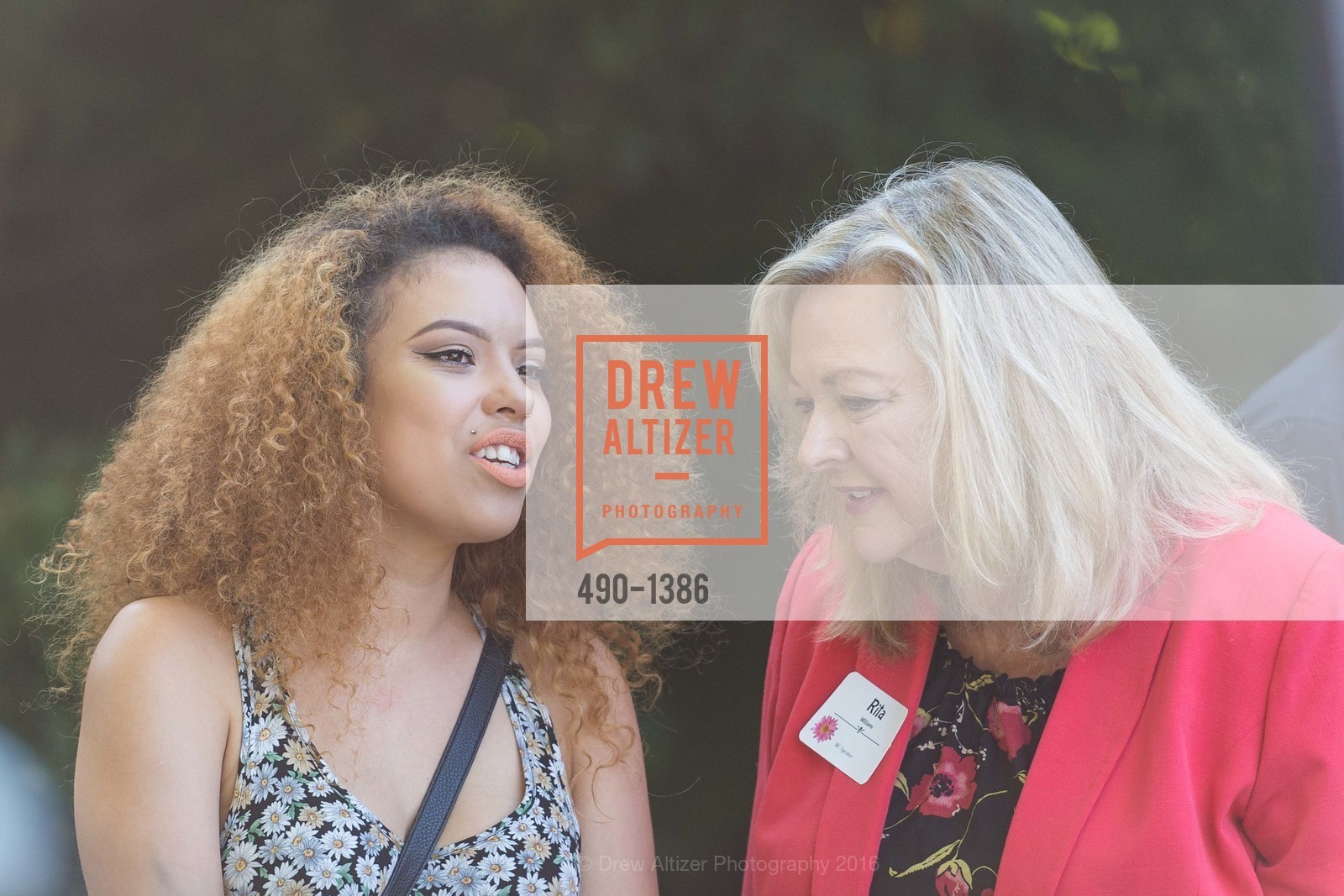 Angelica Castillo, Rita Williams, Auxiliary of Court Appointed Special Advocates (CASA) of San Mateo County Annual Garden Party, Private Garden in Hillsborough. 125 El Cerrito Avenue, August 28th, 2016, Photo #490-1386 Angelica Castillo, Rita Williams, Photo #490-1386