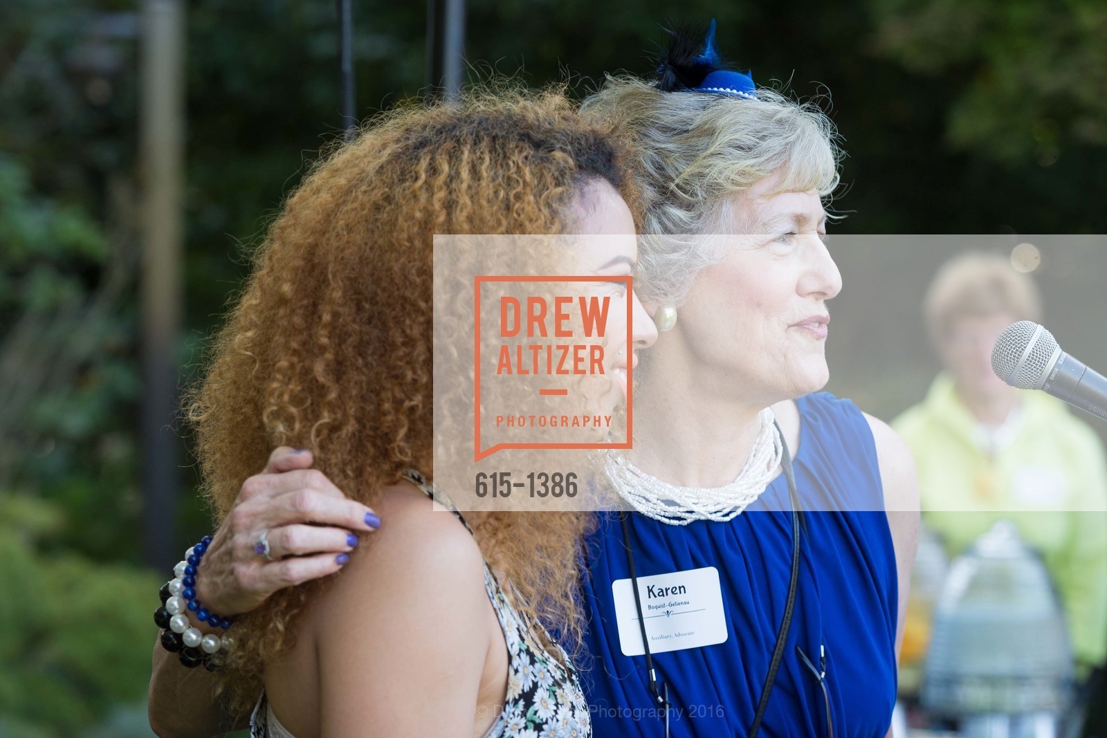 Angelica Castillo, Karen Boquist-Gelineau, Auxiliary of Court Appointed Special Advocates (CASA) of San Mateo County Annual Garden Party, Private Garden in Hillsborough. 125 El Cerrito Avenue, August 28th, 2016, Photo #615-1386 Angelica Castillo, Karen Boquist-Gelineau, Photo #615-1386
