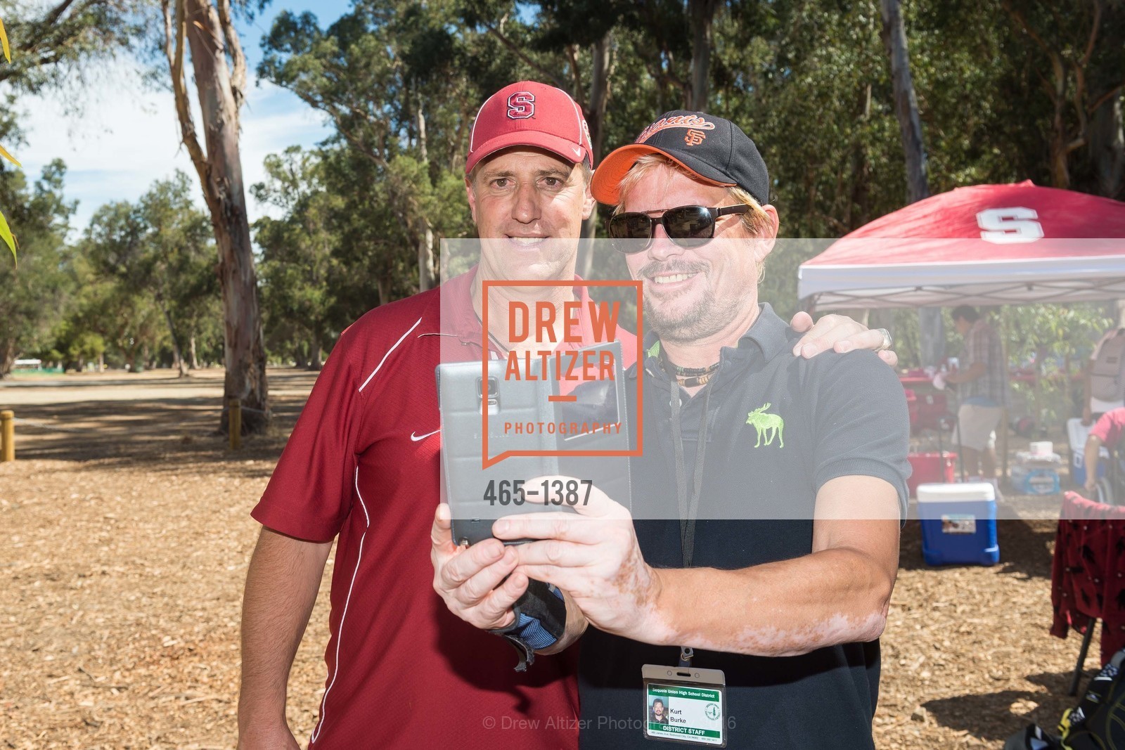 John Paye, Kurt Burke, Robert Mitchell Going Away Party Tailgate, Lasuen Picnic Area, September 2nd, 2016, Photo #465-1387 John Paye, Kurt Burke, Photo #465-1387