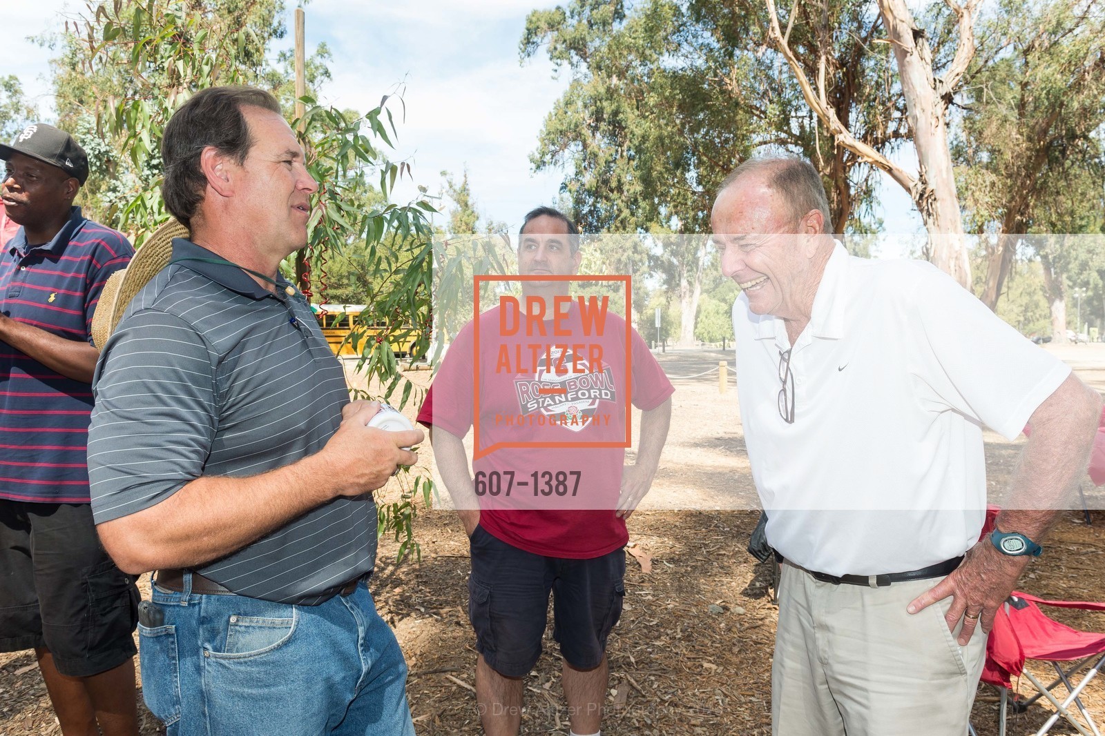 Craig Awbrey, James Tuleya, Dick Gould, Robert Mitchell Going Away Party Tailgate, Lasuen Picnic Area, September 2nd, 2016, Photo #607-1387 Craig Awbrey, James Tuleya, Dick Gould, Photo #607-1387