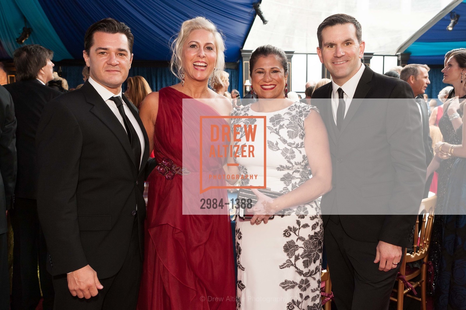 Daniele Carsano, Ginny Ziegler, Jamileh Carsano, Keith Upton, Opera Ball 2016: La Revolution et L’Amour, War Memorial Opera House, September 9th, 2016, Photo #2984-1388 Daniele Carsano, Ginny Ziegler, Jamileh Carsano, Keith Upton, Photo #2984-1388
