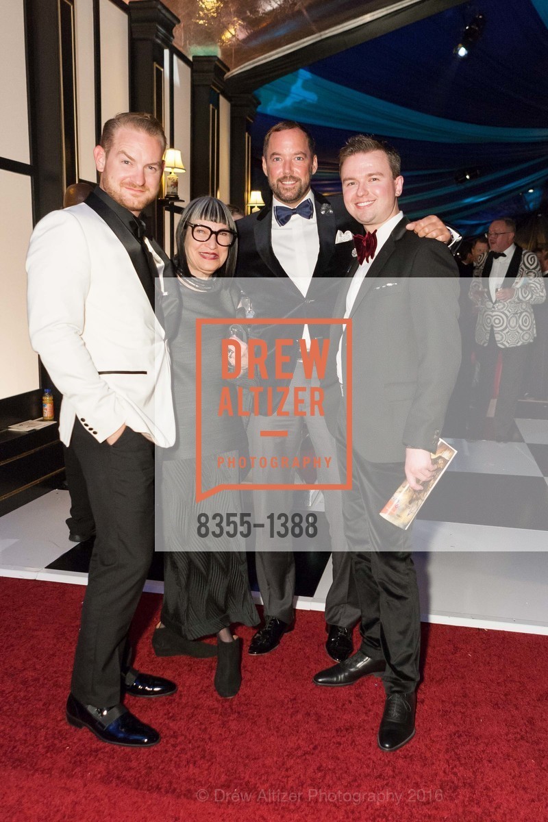 Taylor Gandy, Barbara Cohen, Jeff Ellis, Michael Valenti, Opera Ball 2016: La Revolution et L’Amour, War Memorial Opera House, September 9th, 2016, Photo #8355-1388 Taylor Gandy, Barbara Cohen, Jeff Ellis, Michael Valenti, Photo #8355-1388