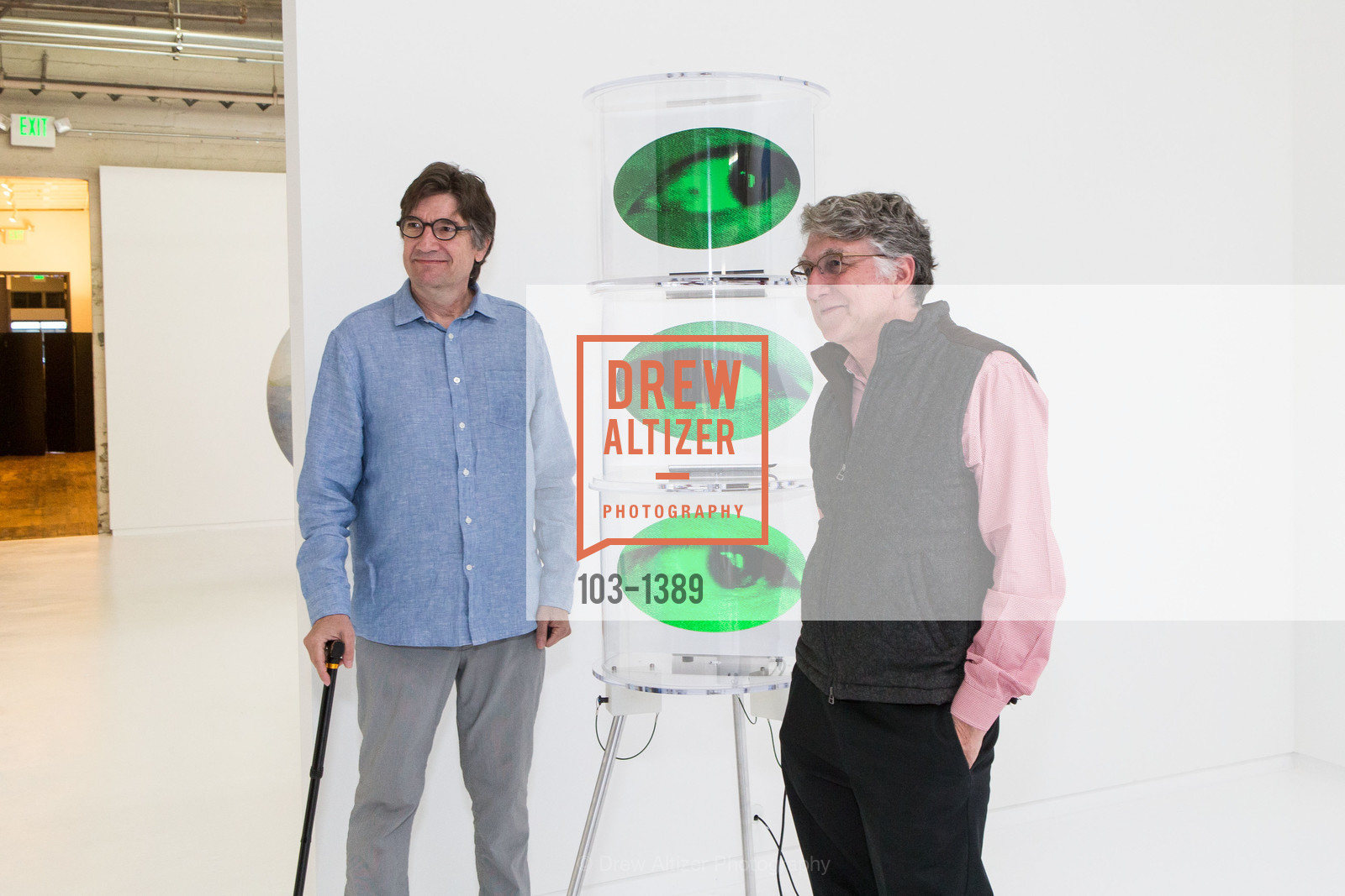 Alan Rath, Jim Campbell, Hosfelt Gallery 20th Anniversary Exhibit, Hosfelt Gallery. 260 Utah St San Francisco, CA 94103, Photo #103-1389 Alan Rath, Jim Campbell, Photo #103-1389