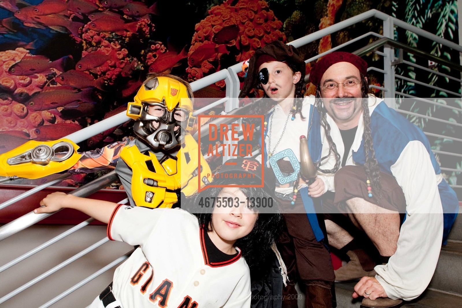 Henry Bonomo, Calvin Bonomo, Holden Rosenfeld, Andrew Rosenfeld, CALIFORNIA ACADEMY OF SCIENCES Halloween Celebration, US, October 25th, 2009, Photo #4675503-13900 Henry Bonomo, Calvin Bonomo, Holden Rosenfeld, Andrew Rosenfeld, Photo #4675503-13900