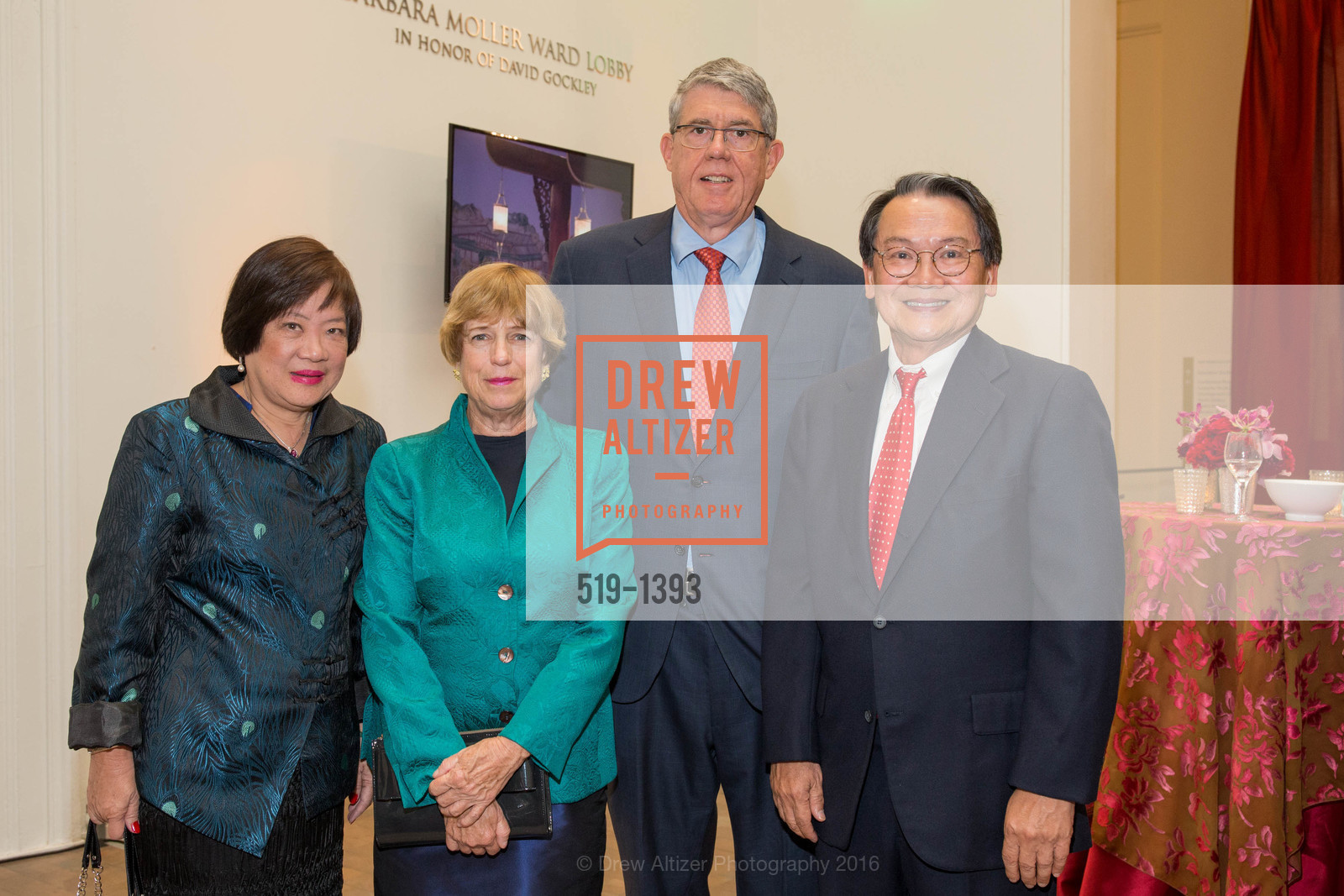 Sylvia Wong, Anne Kahn, Timothy Kahn, Hugh Wong, Dream of the Red Chamber World Premiere, Wilsey Center for Opera & War Memorial Opera House, September 10th, 2016, Photo #519-1393 Sylvia Wong, Anne Kahn, Timothy Kahn, Hugh Wong, Photo #519-1393