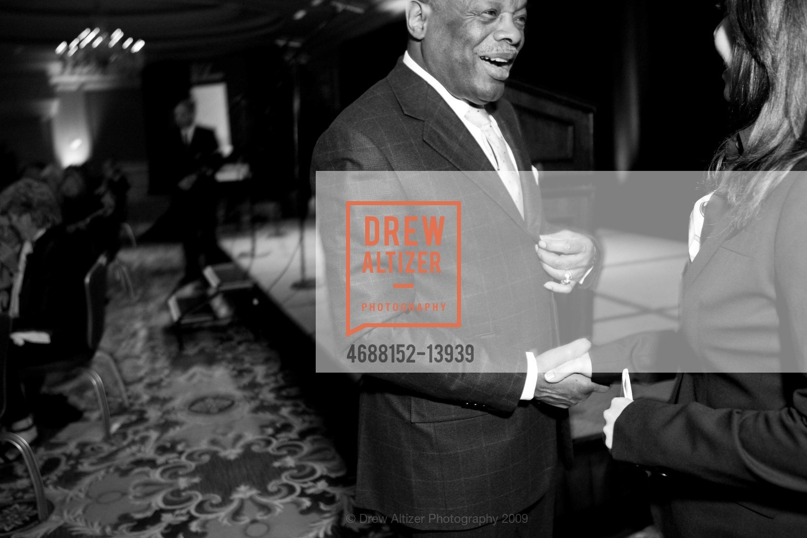 Willie Brown, Neda Mashouf, SF State Gala at Ritz, US, February 5th, 2009, Photo #4688152-13939 Willie Brown, Neda Mashouf, Photo #4688152-13939