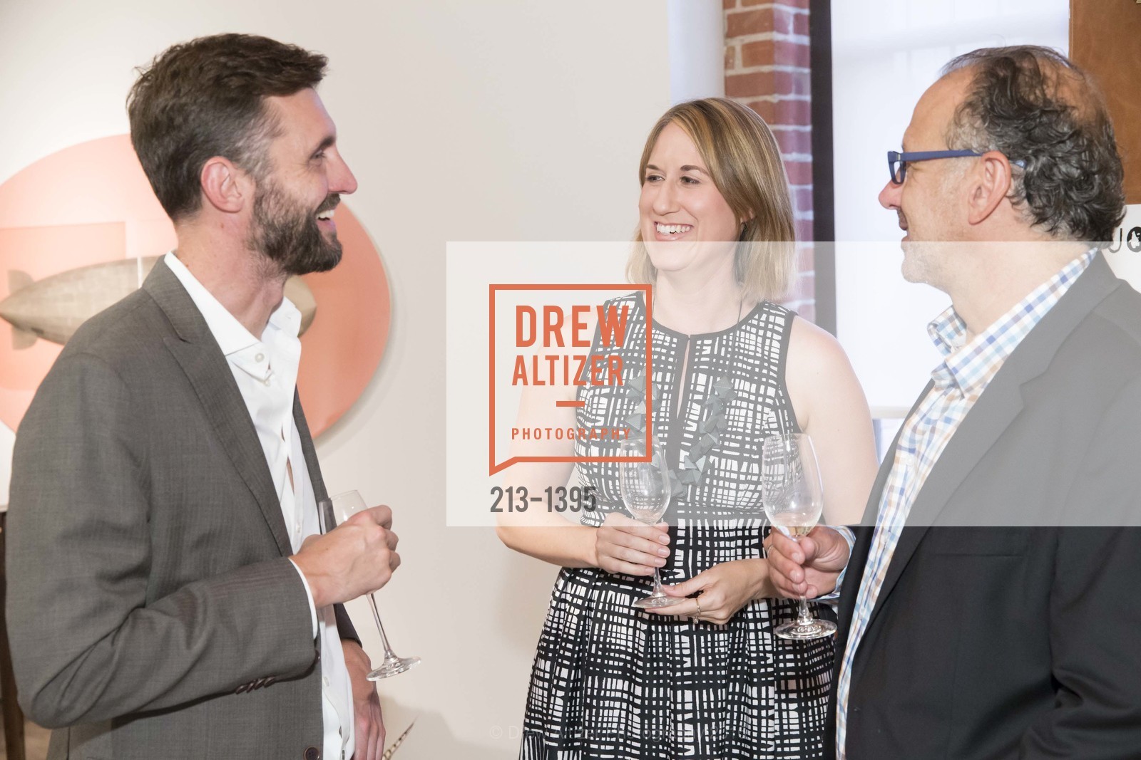 Carl Baker, Kelly Hohla, Neil Schwartz, Dinner at Studio Roeper with Alisa Carroll, Studio Roeper. 215 15th Street, San Francisco, CA, September 8th, 2016, Photo #213-1395 Carl Baker, Kelly Hohla, Neil Schwartz, Photo #213-1395
