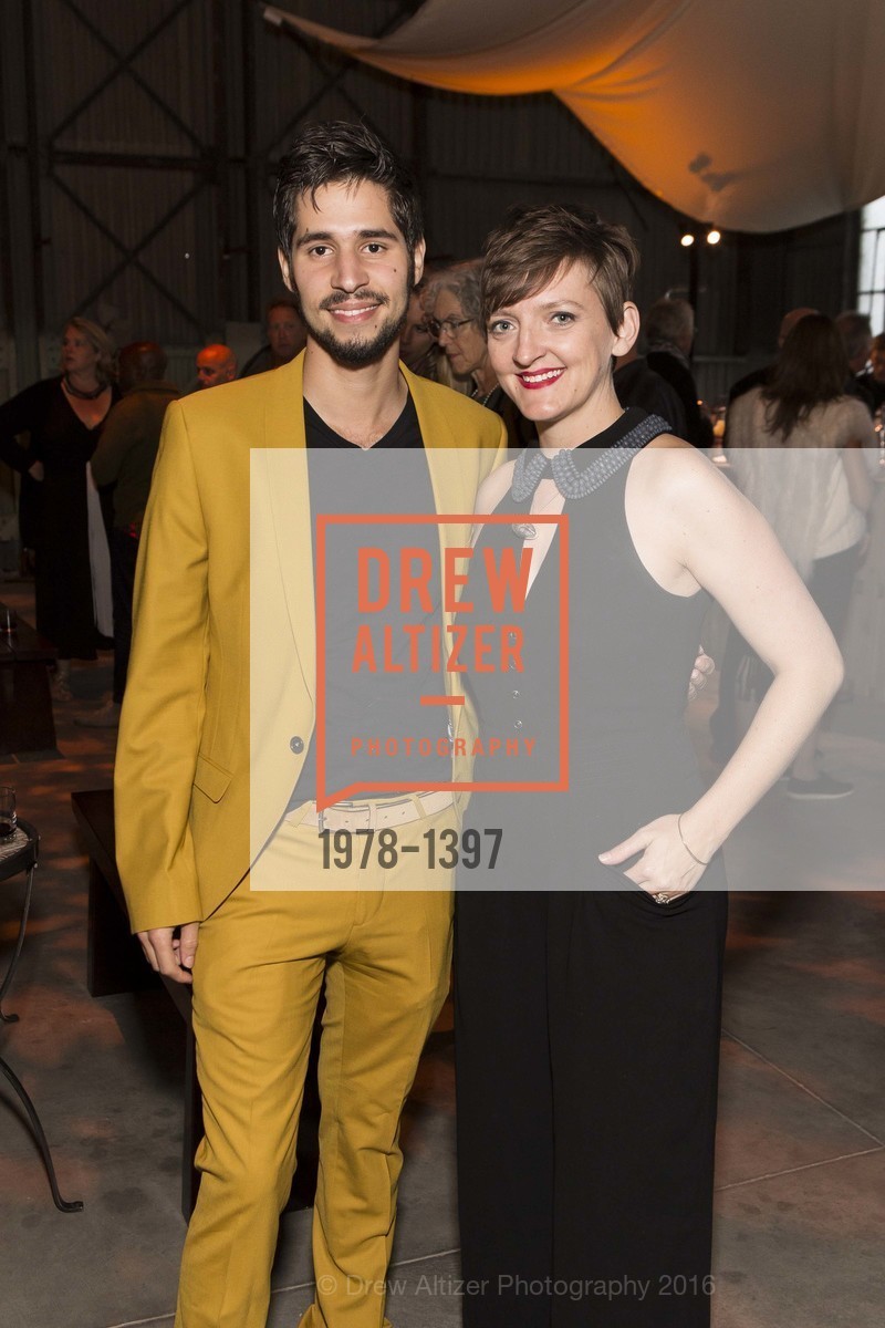 Alejandro Figueredo Diaz-Perera, Cara Megan Lewis, FOR-SITE's Home Land Security Opening Gala, Crissy Field Building 937, September 10th, 2016, Photo #1978-1397 Alejandro Figueredo Diaz-Perera, Cara Megan Lewis, Photo #1978-1397
