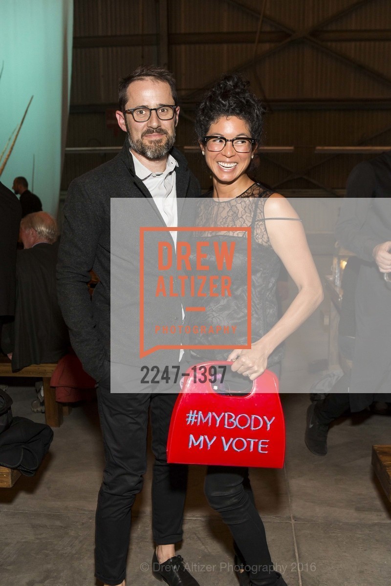 Evan Williams, Sara Williams, FOR-SITE's Home Land Security Opening Gala, Crissy Field Building 937, September 10th, 2016, Photo #2247-1397 Evan Williams, Sara Williams, Photo #2247-1397