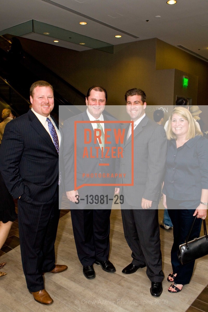 Phil Zimolzak, Rob Gauthier, Parc 55 Managing Director, Garrett Miller, Christa Rachlin, PARC 55's Art in the Parc - Cocktail Reception & Art Exhibit, US, June 17th, 2009, Photo #3-13981-29 Phil Zimolzak, Rob Gauthier, Parc 55 Managing Director, Garrett Miller, Christa Rachlin, Photo #3-13981-29