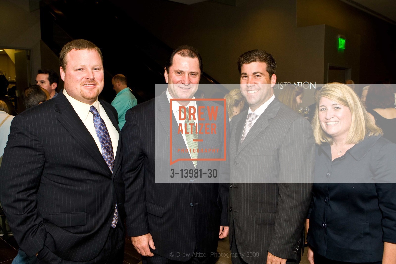 Phil Zimolzak, Rob Gauthier, Parc 55 Managing Director, Garrett Miller, Christa Rachlin, PARC 55's Art in the Parc - Cocktail Reception & Art Exhibit, US, June 17th, 2009, Photo #3-13981-30 Phil Zimolzak, Rob Gauthier, Parc 55 Managing Director, Garrett Miller, Christa Rachlin, Photo #3-13981-30