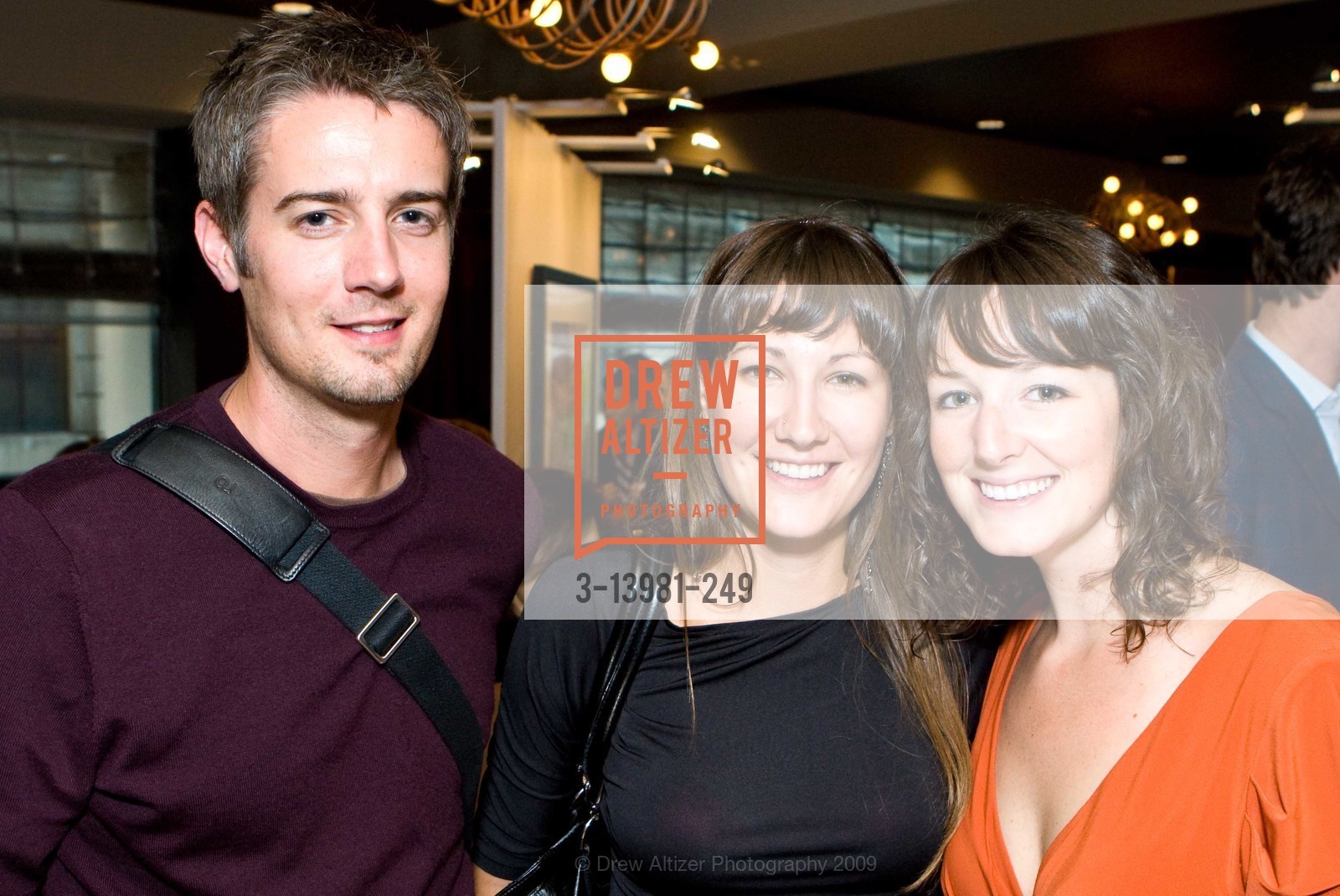 Michael Townsend, Rebecca Ruggles, Christina Townsend, PARC 55's Art in the Parc - Cocktail Reception & Art Exhibit, US, June 17th, 2009, Photo #3-13981-249 Michael Townsend, Rebecca Ruggles, Christina Townsend, Photo #3-13981-249