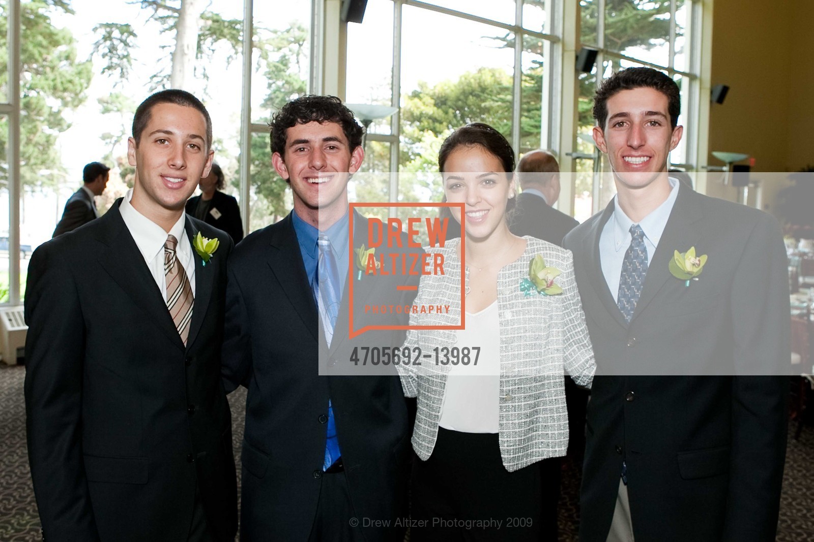 Max Einhorn, Aaron Feuer, Erin Schrode, Eric Feldman, Jewish Community Federation's Diller Teen Tikkun Olam Awards, US, September 1st, 2009, Photo #4705692-13987 Max Einhorn, Aaron Feuer, Erin Schrode, Eric Feldman, Photo #4705692-13987