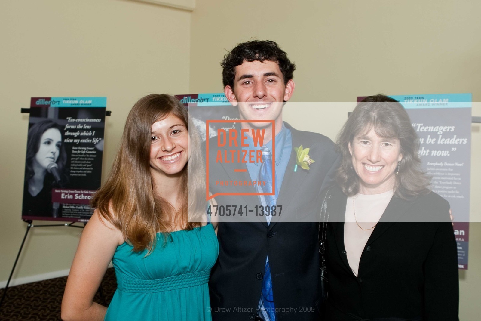 Aaron Feuer, Gail Feuer, Jewish Community Federation's Diller Teen Tikkun Olam Awards, US, September 1st, 2009, Photo #4705741-13987 Aaron Feuer, Gail Feuer, Photo #4705741-13987