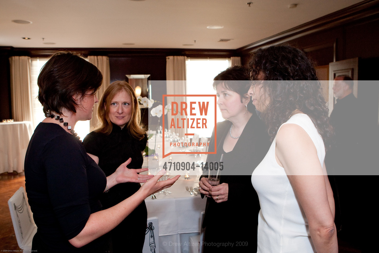 Valerie Casey, Chris Osekoski, Becky Saeger, Ellen McGrit, FAST COMPANY MAGAZINE Hosts Top Tech CEOs at the CLIFT Hotel, US, April 22nd, 2009, Photo #4710904-14005 Valerie Casey, Chris Osekoski, Becky Saeger, Ellen McGrit, Photo #4710904-14005