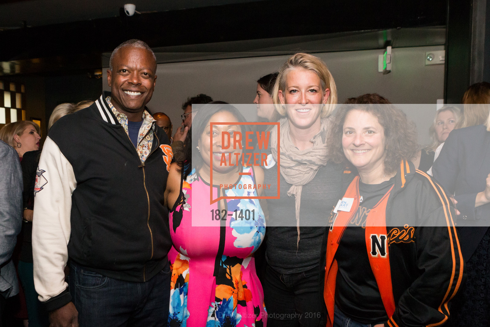 Keith Baraka, Gwyneth Borden, Alix Rosenthal, Borden for BART Campaign Kick Off, Lolinda. 2518 Mission Street, September 13th, 2016, Photo #182-1401 Keith Baraka, Gwyneth Borden, Alix Rosenthal, Photo #182-1401