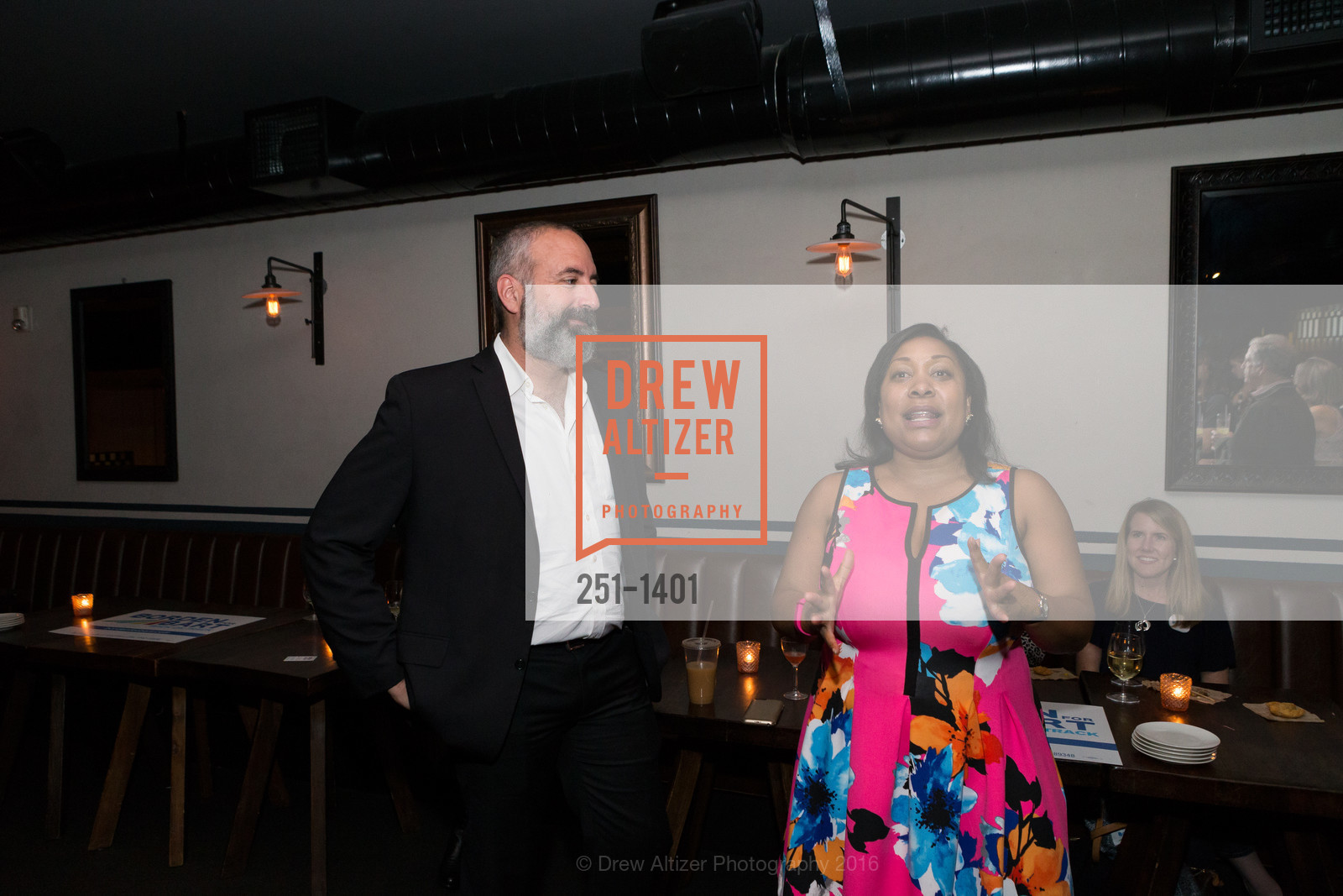 Tom Radulovich, Gwyneth Borden, Borden for BART Campaign Kick Off, Lolinda. 2518 Mission Street, September 13th, 2016, Photo #251-1401 Tom Radulovich, Gwyneth Borden, Photo #251-1401