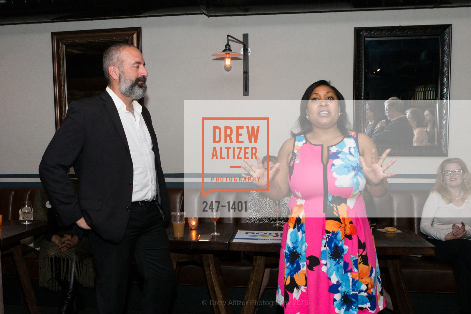 Tom Radulovich, Gwyneth Borden, Borden for BART Campaign Kick Off, Lolinda. 2518 Mission Street, September 13th, 2016, Photo #247-1401 Tom Radulovich, Gwyneth Borden, Photo #247-1401