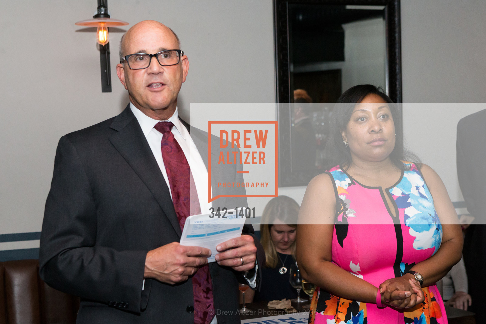 Jim Wunderman, Gwyneth Borden, Borden for BART Campaign Kick Off, Lolinda. 2518 Mission Street, September 13th, 2016, Photo #342-1401 Jim Wunderman, Gwyneth Borden, Photo #342-1401
