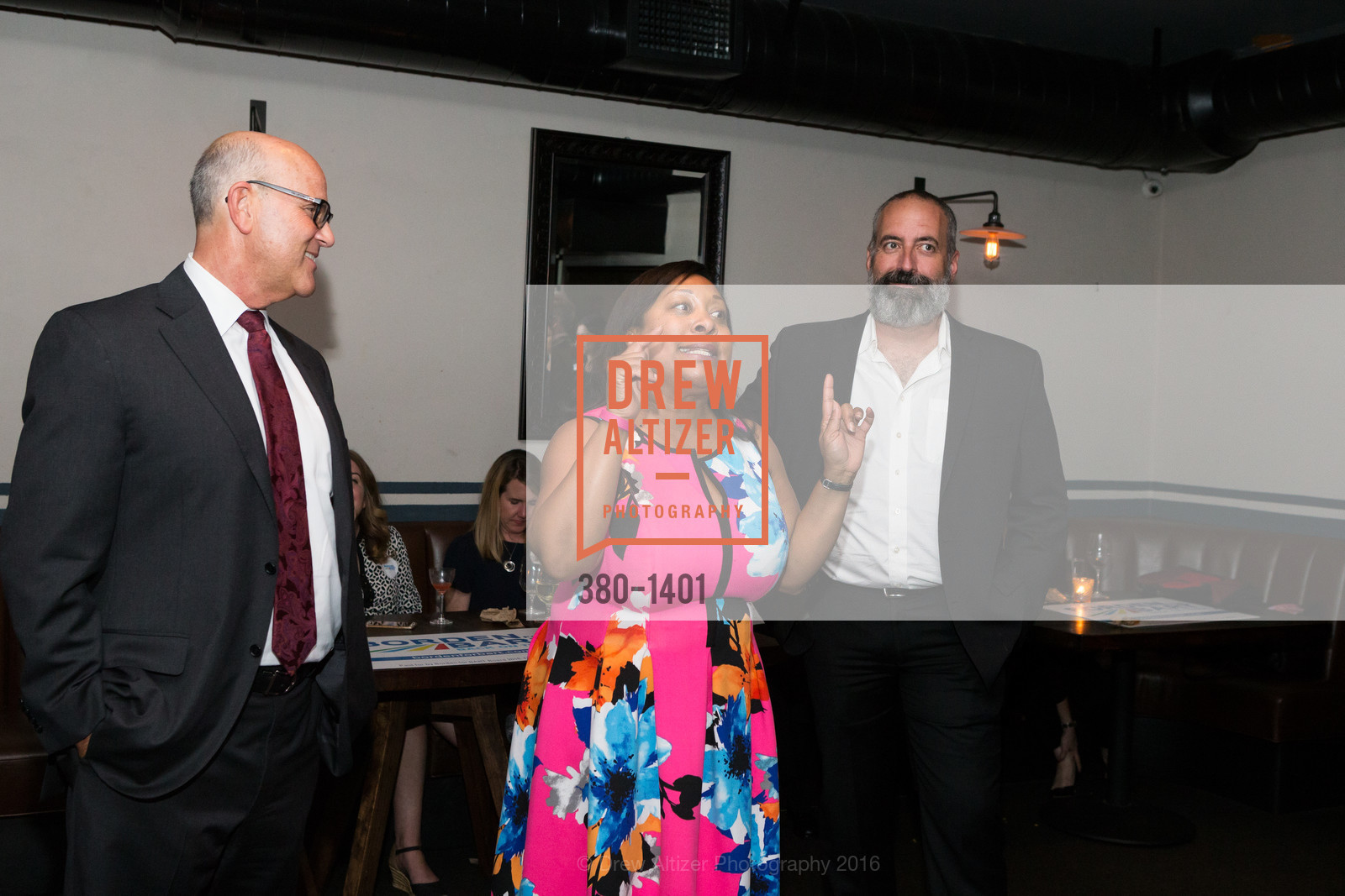 Jim Wunderman, Gwyneth Borden, Tom Radulovich, Borden for BART Campaign Kick Off, Lolinda. 2518 Mission Street, September 13th, 2016, Photo #380-1401 Jim Wunderman, Gwyneth Borden, Tom Radulovich, Photo #380-1401