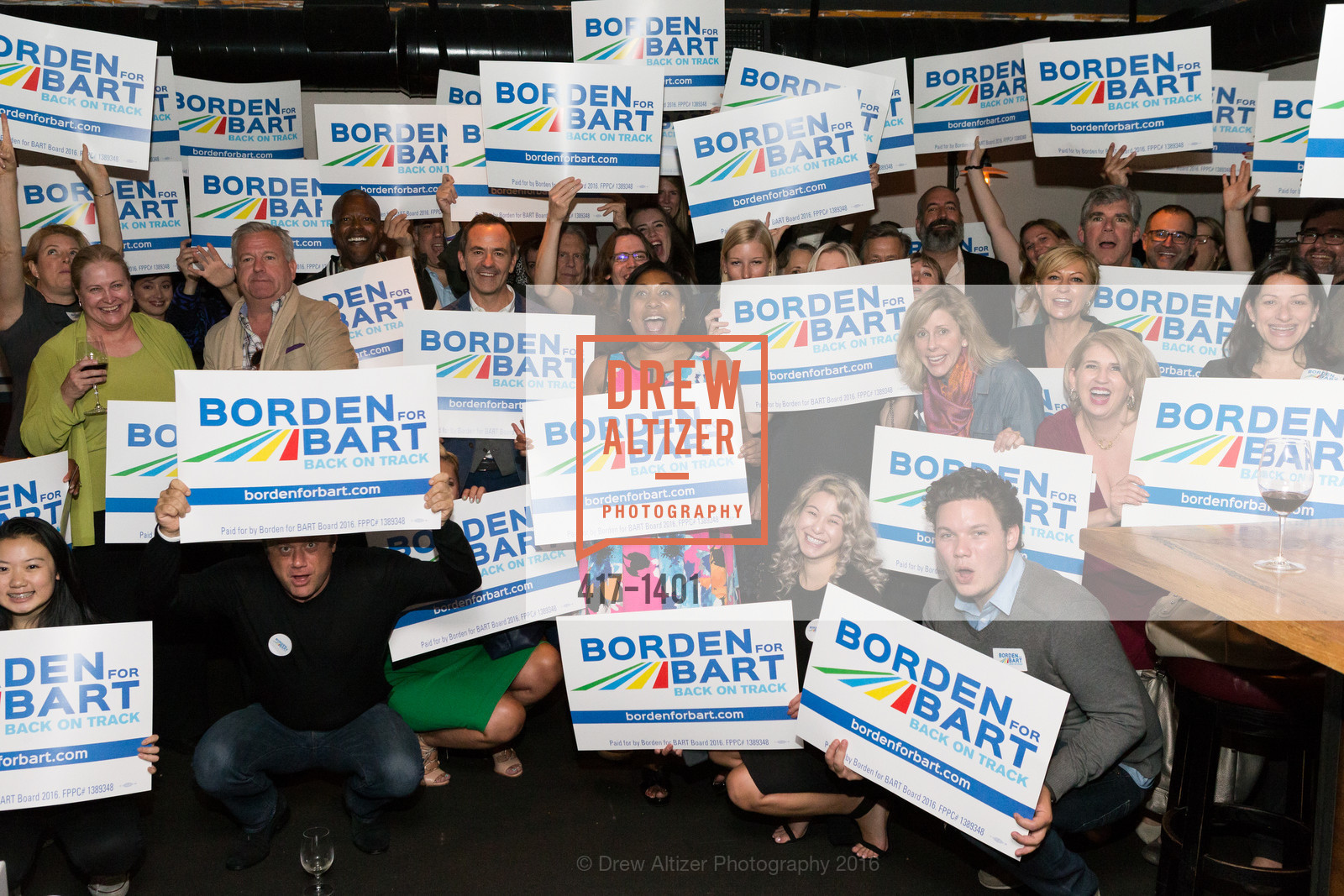 Atmosphere, Borden for BART Campaign Kick Off, Lolinda. 2518 Mission Street, September 13th, 2016, Photo #417-1401 Atmosphere, Photo #417-1401