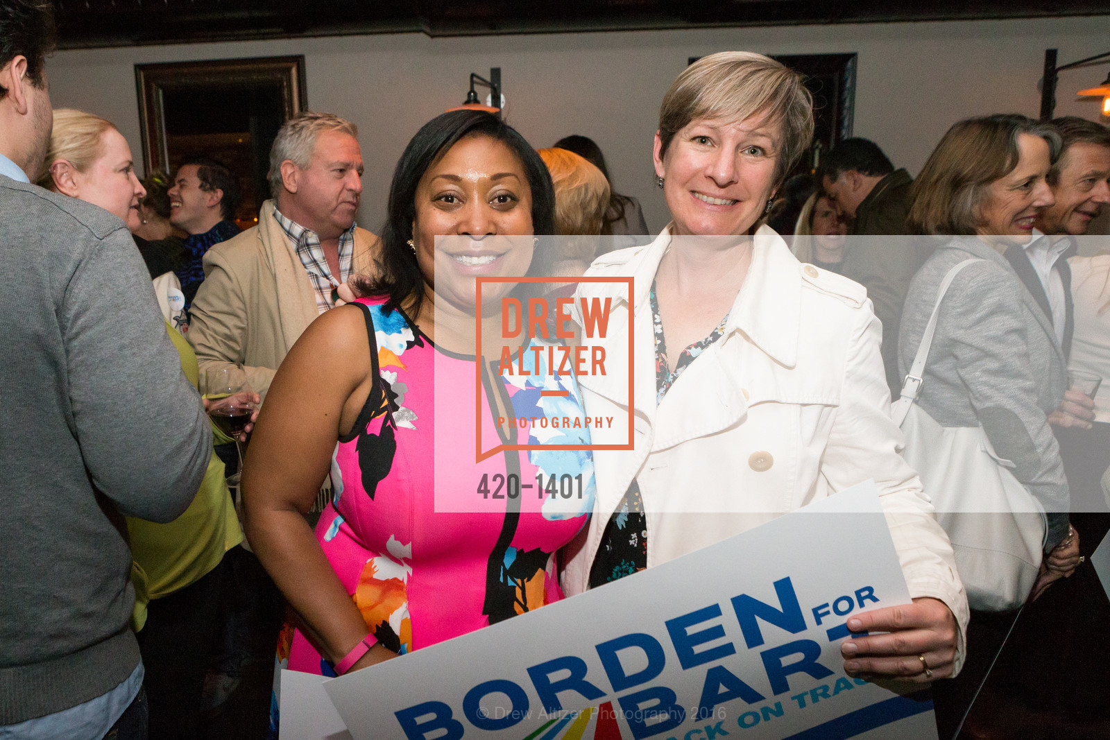 Gwyneth Borden, Cheryl Brinkman, Borden for BART Campaign Kick Off, Lolinda. 2518 Mission Street, September 13th, 2016, Photo #420-1401 Gwyneth Borden, Cheryl Brinkman, Photo #420-1401