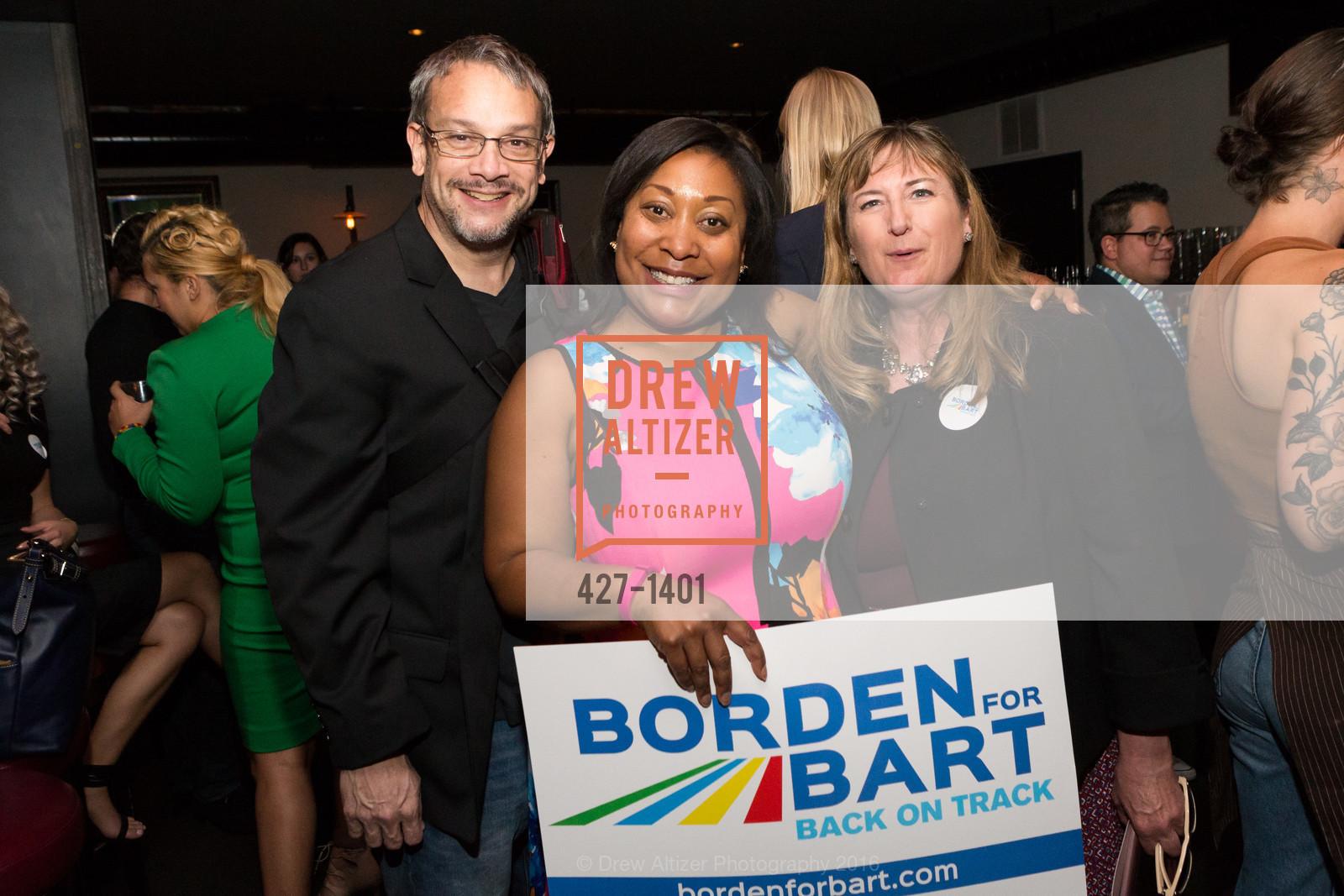 Gwyneth Borden, Leslie Milloy, Borden for BART Campaign Kick Off, Lolinda. 2518 Mission Street, September 13th, 2016, Photo #427-1401 Gwyneth Borden, Leslie Milloy, Photo #427-1401