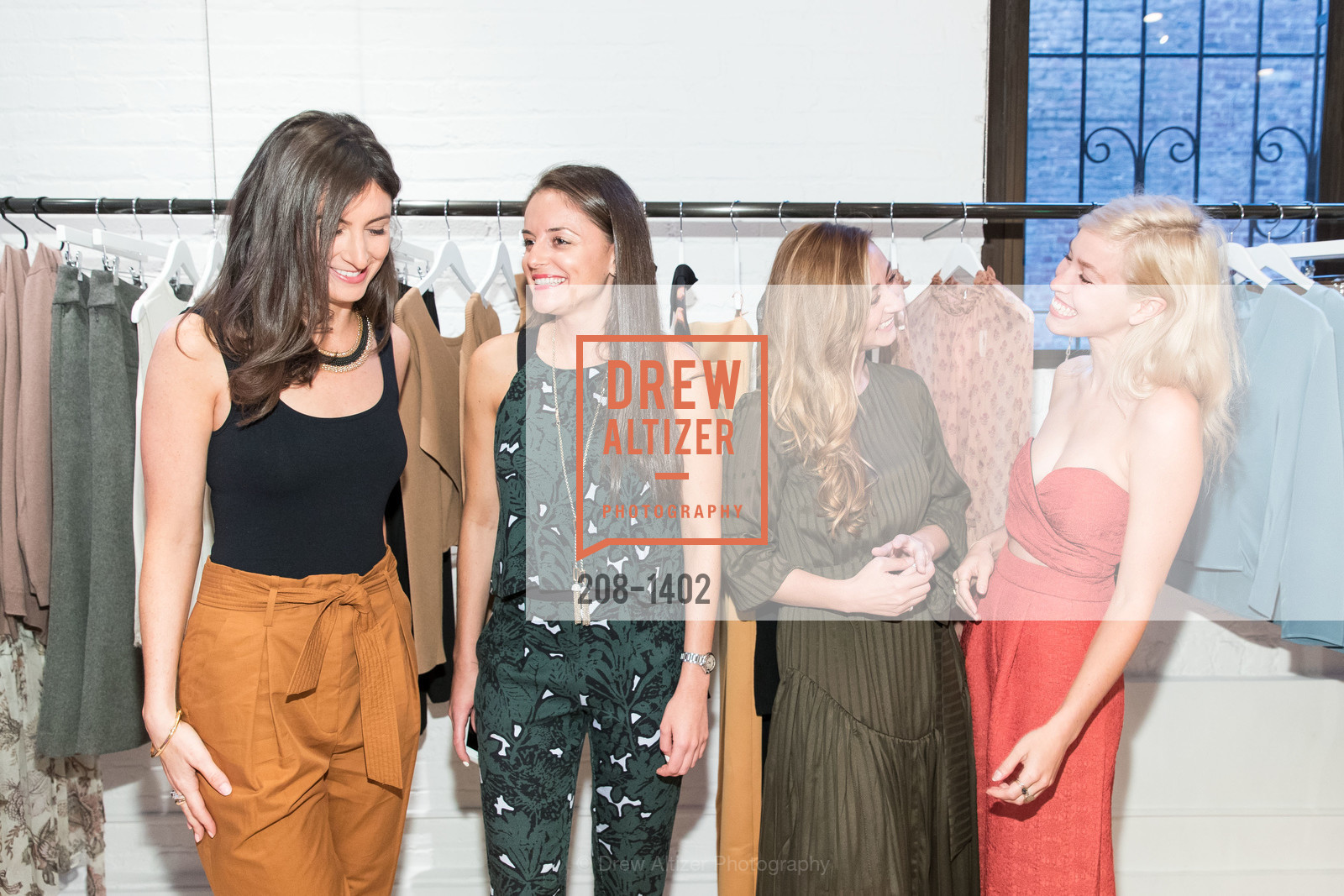 Andrea Funsten, Adrianna Thorne, Rebecca Revel, Anna-Alexia Basile, PIA Opening Party, 414 Jackson Street. 414 Jackson Street, Photo #208-1402 Andrea Funsten, Adrianna Thorne, Rebecca Revel, Anna-Alexia Basile, Photo #208-1402