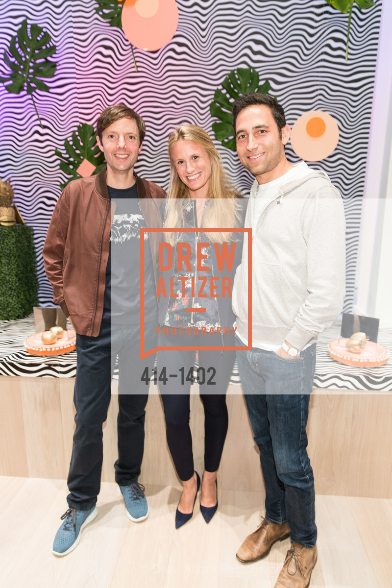 Matt Cohler, Erica Belsky, Scott Belsky, PIA Opening Party, 414 Jackson Street. 414 Jackson Street, Photo #414-1402 Matt Cohler, Erica Belsky, Scott Belsky, Photo #414-1402