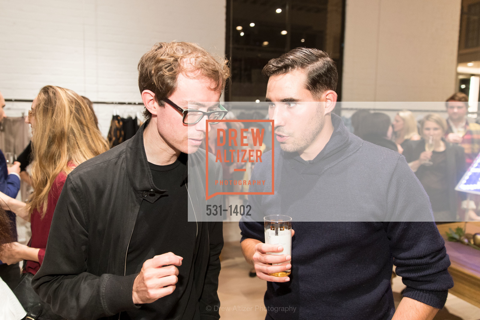 Edward King, George Revel, PIA Opening Party, 414 Jackson Street. 414 Jackson Street, Photo #531-1402 Edward King, George Revel, Photo #531-1402