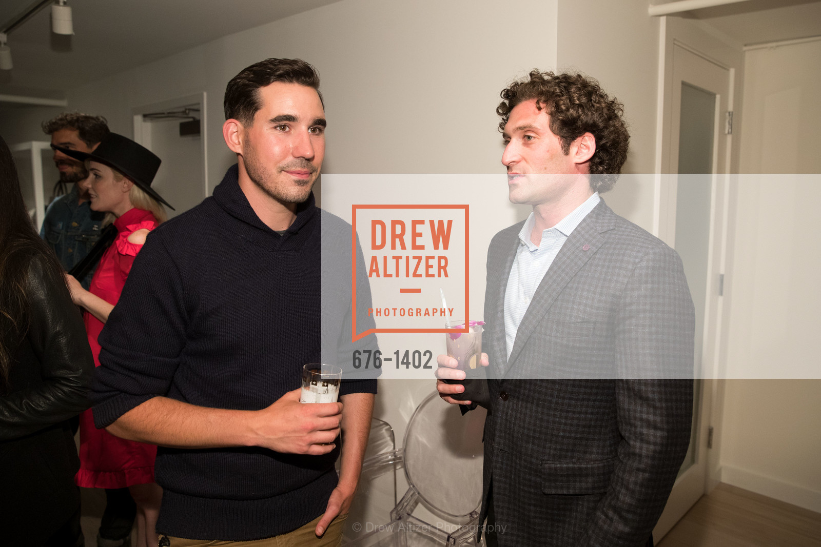 George Revel, Justin Fichelson, PIA Opening Party, 414 Jackson Street. 414 Jackson Street, Photo #676-1402 George Revel, Justin Fichelson, Photo #676-1402