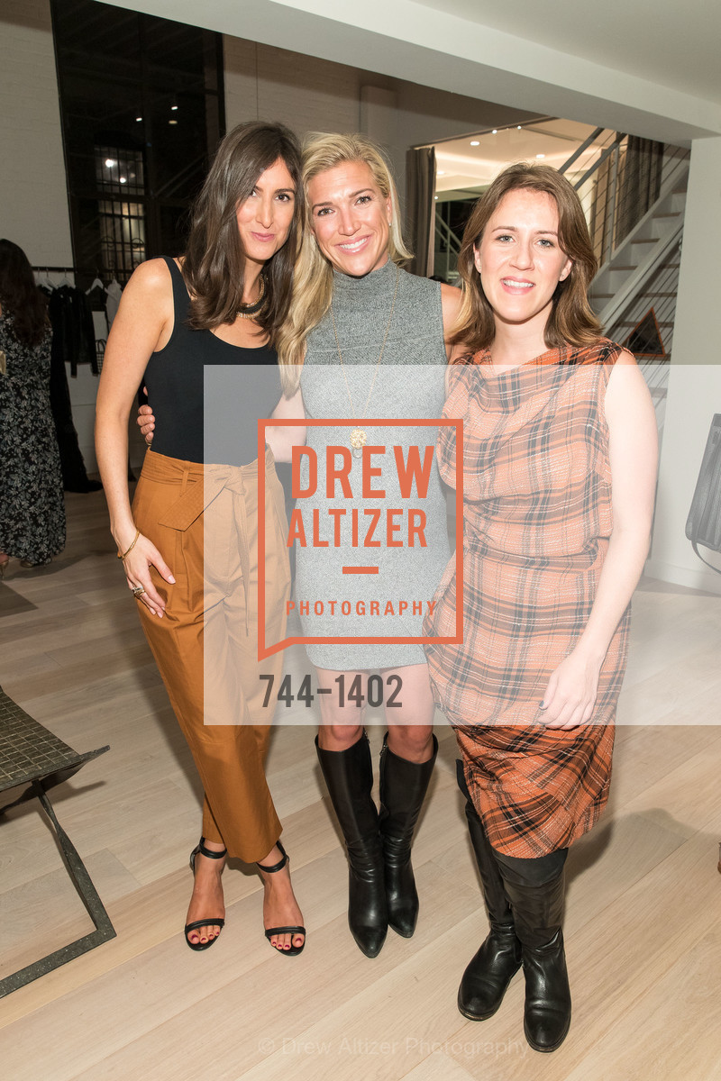 Andrea Funsten, Jacquellin Hall, Clara Brennen, PIA Opening Party, 414 Jackson Street. 414 Jackson Street, Photo #744-1402 Andrea Funsten, Jacquellin Hall, Clara Brennen, Photo #744-1402
