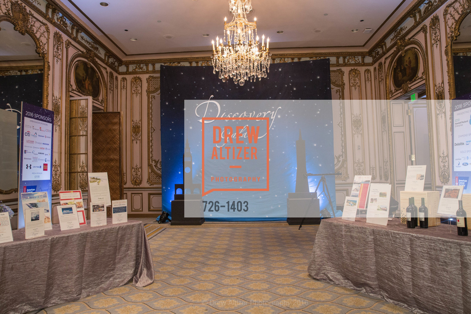 Atmosphere, American Cancer Society's Discovery Gala, Fairmont, September 17th, 2016, Photo #726-1403 Atmosphere, Photo #726-1403