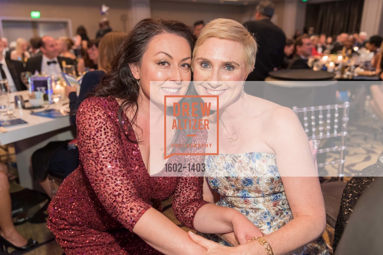 Bernadette Holmes, Laura Holmes Haddad, American Cancer Society's Discovery Gala, Fairmont, Photo #1602-1403 Bernadette Holmes, Laura Holmes Haddad, Photo #1602-1403