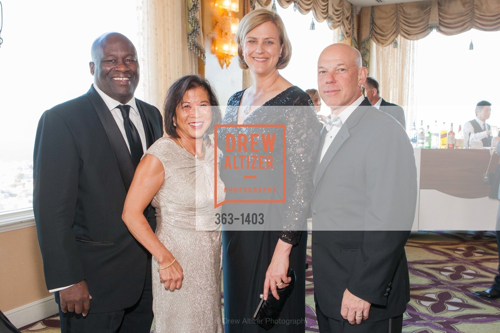 Dennis Franklin, Melinda Yee Franklin, Linda, Bob, American Cancer Society's Discovery Gala, Fairmont, Photo #363-1403 Dennis Franklin, Melinda Yee Franklin, Linda, Bob, Photo #363-1403